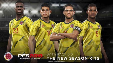 PES 2019: Data-Pack 5.0 mit überarbeiteten Spielergesichtern und Trikots veröffentlicht
