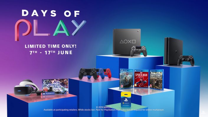 PS4-Deals: Days of Play gestartet – PS Plus, PSVR, Controller und mehr günstiger