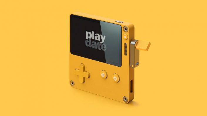 Playdate: Neuer Gaming-Handheld mit Schwarz-Weiß-Display und Kurbel angekündigt