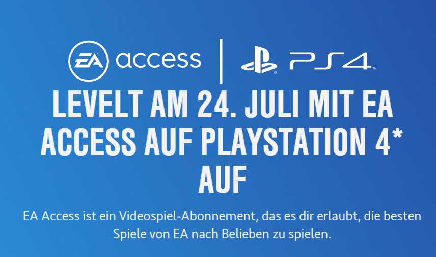 EA Access: Starttermin für PS4 enthüllt – bestätigte Spiele