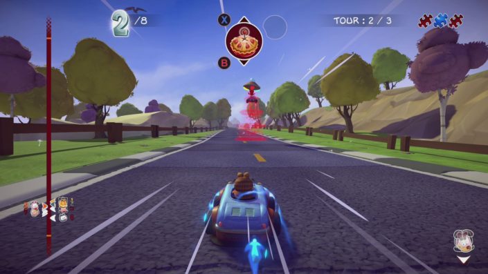 Garfield Kart Furious Racing: Neuer Fun-Racer mit dem Lasagne liebenden Kater angekündigt