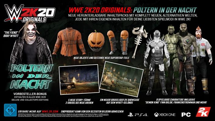 WWE 2K20: Erstes Originals Pack und Vorbesteller-Bonus enthüllt