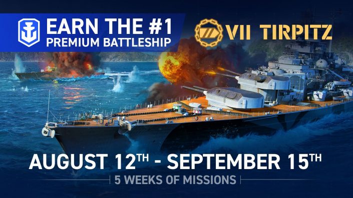 World of Warships Legends: Launch-Trailer zum finalen Release – Tirpitz-Kampagne und mehr
