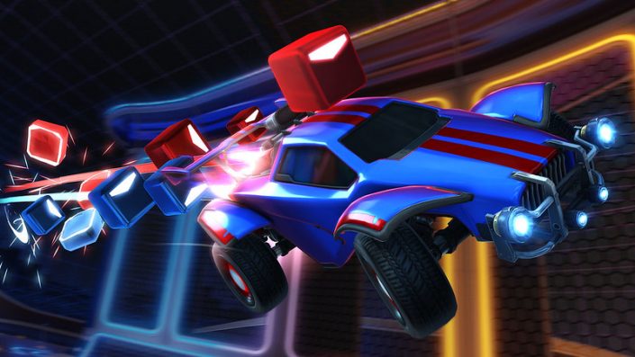 Rocket League & Beat Saber: Crossover gestartet – Songs, Spielumgebung, Würfel und mehr