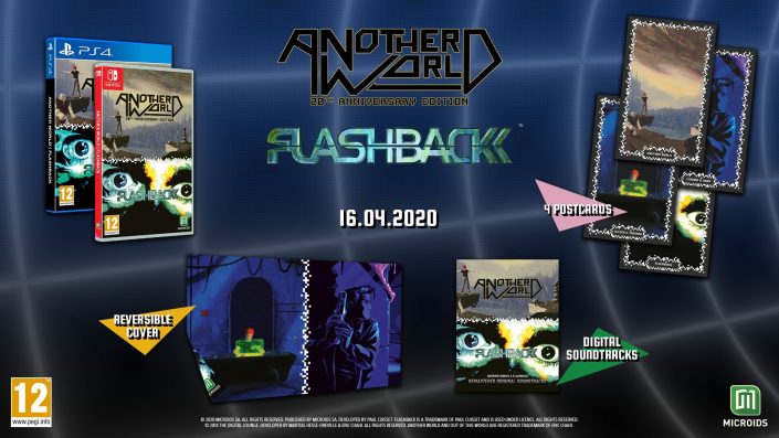 Another World und Flashback: Compilation für PS4 und Switch angekündigt