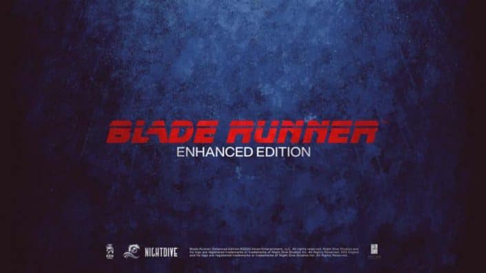 Blade Runner Enhanced Edition: Remaster-Version des Adventure-Klassikers angekündigt Blade Runner Enhanced Edition: Remaster-Version des Adventure-Klassikers angekündigt