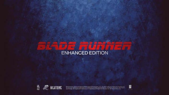 Blade Runner Enhanced Edition: Remaster-Version des Adventure-Klassikers angekündigt