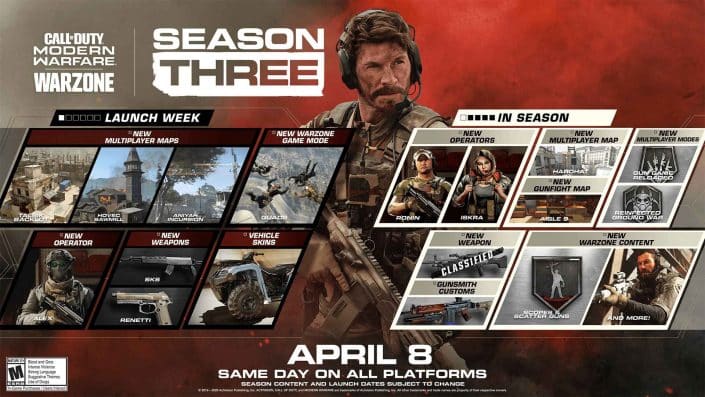 Modern Warfare & Warzone: Season 3 gestartet – Details und Trailer zum Battle Pass