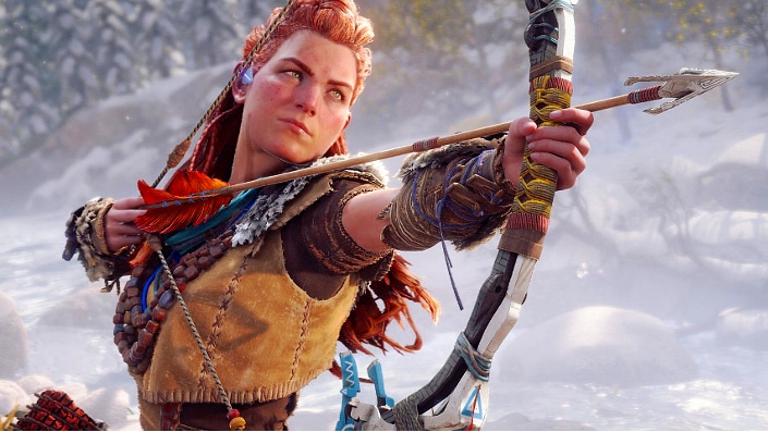 Aloy ist zum Kampf bereit