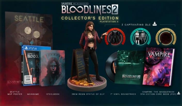 Vampire The Masquerade – Bloodlines 2: Collector’s Edition und Videoszenen enthüllt