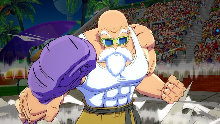 Dragon Ball FighterZ: Muten-Roshi zeigt sich auf Screenshots in Aktion