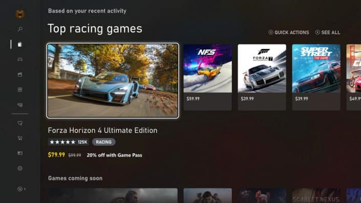 Xbox Series X: Microsoft stellt das User Interface vor Xbox Series X: Microsoft stellt das User Interface vor