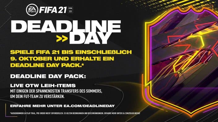 FIFA 21: Deadline Day-Paket für frühe Spieler