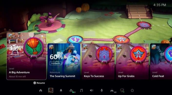 PS5 UI: Share-Screen-Feature, Trophäenfortschritt und Offline-Betrieb PS5 UI: Share-Screen-Feature, Trophäenfortschritt und Offline-Betrieb