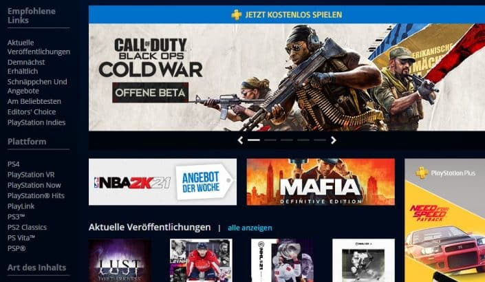 PlayStation Store: Sony bestätigt Änderungen an Mobile- und Web-Versionen – Termin und Details