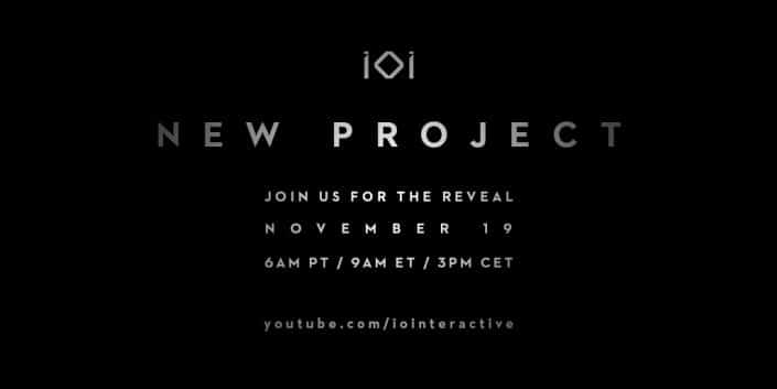 IO Interactive: Hitman-Macher kündigen morgen das neue Projekt an