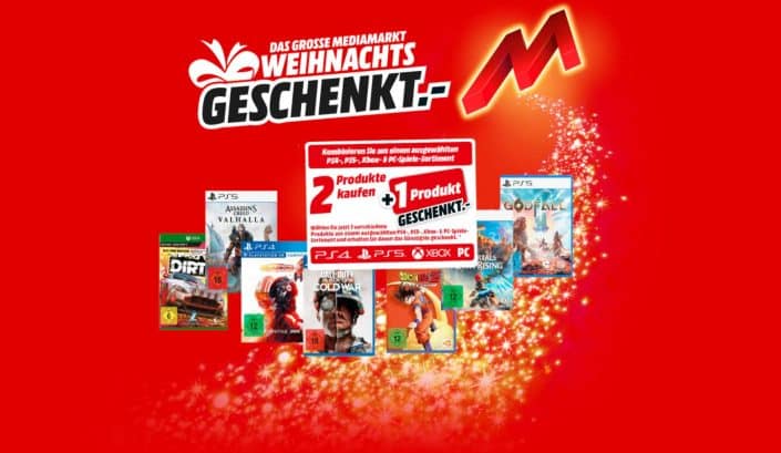 Media Markt und Amazon: 2 Spiele kaufen + 1 geschenkt – PS5-Spiele dabei