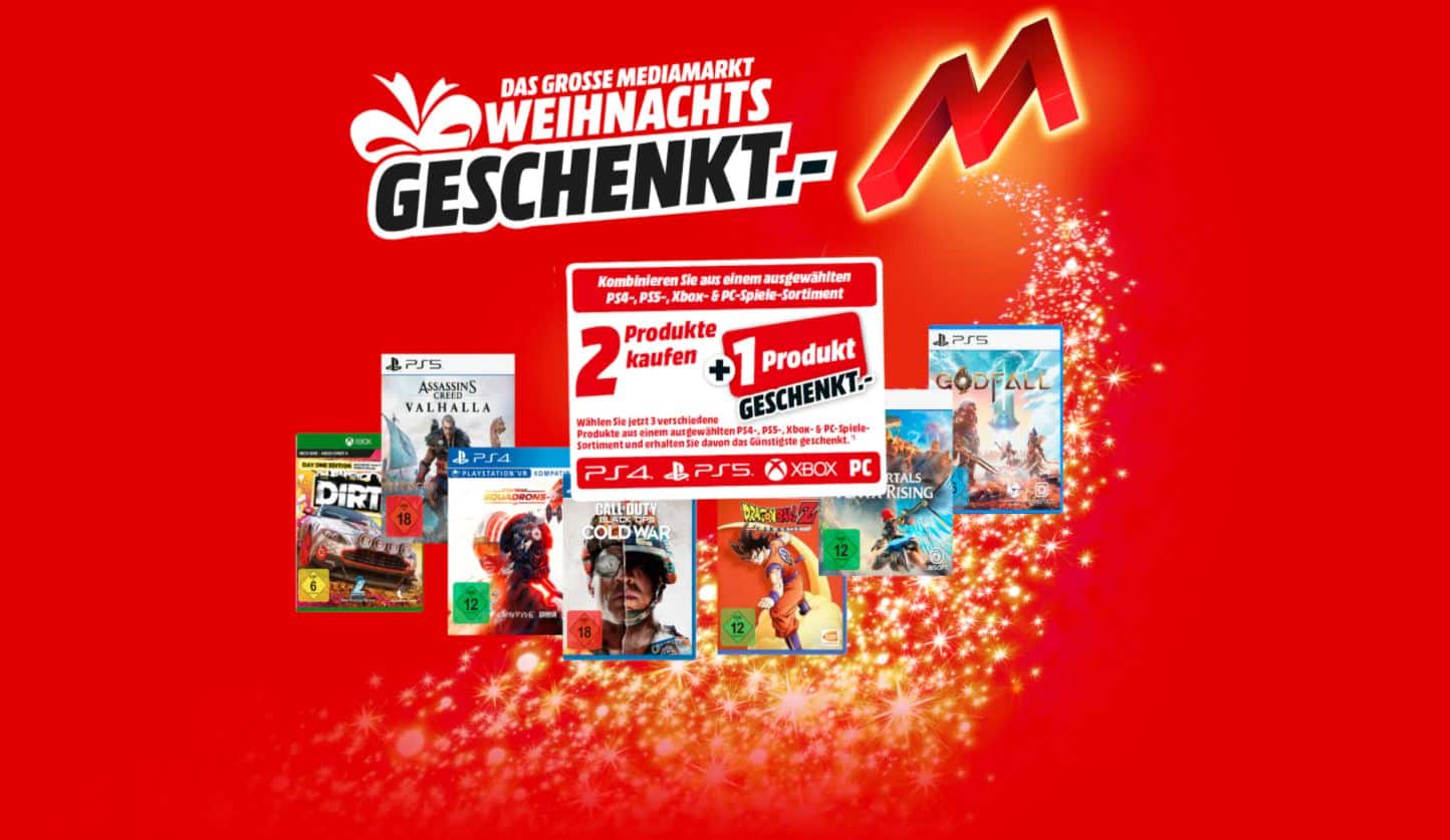 Media Markt und Amazon: 2 Spiele kaufen + 1 geschenkt - PS5-Spiele dabei