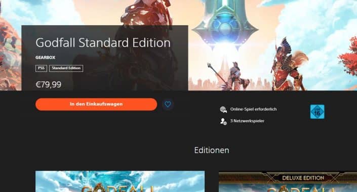 PS5: Wunschliste ist in den Web-Store zurückgekehrt