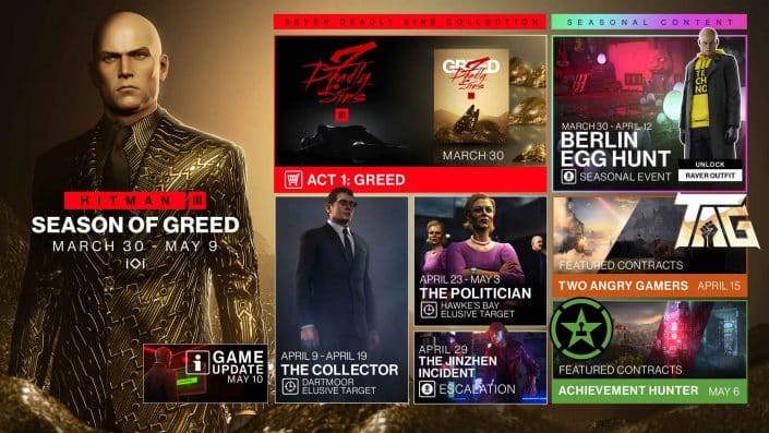 Hitman 3: Content-Plan für April mit Elusive Targets enthüllt Hitman 3: Content-Plan für April mit Elusive Targets enthüllt