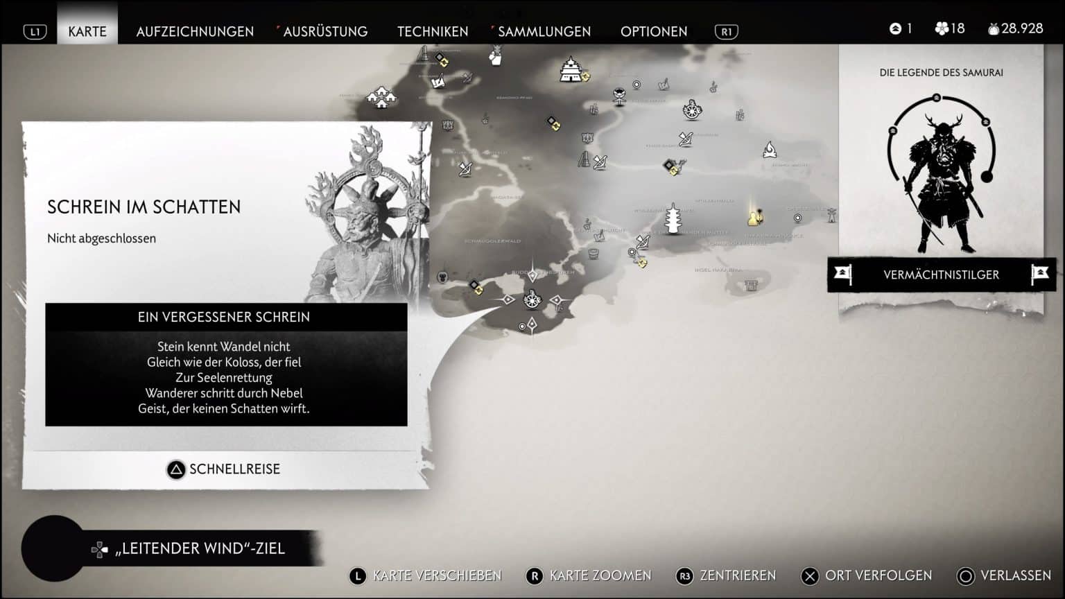 Ghost of Tsushima So löst ihr auf Iki den Schrein im Schatten Guide, Tipps