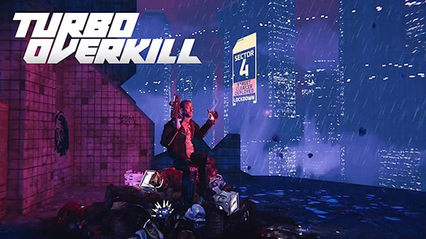 Turbo Overkill: Brutaler Cyberpunk-Shooter mit einem ersten Trailer angekündigt Turbo Overkill: Brutaler Cyberpunk-Shooter mit einem ersten Trailer angekündigt