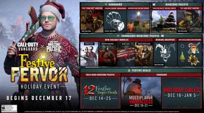 Call of Duty Vanguard & Warzone: Weihnachts-Event und neue Gratis-Trial angekündigt