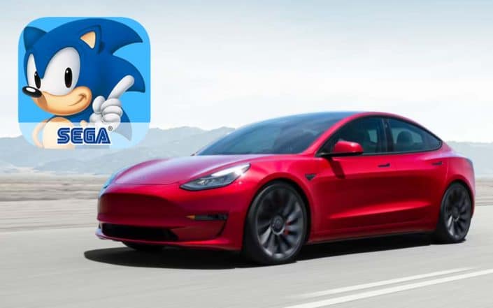 Tesla: Fahrzeuge werden mit Sonic the Hedgehog ausgestattet
