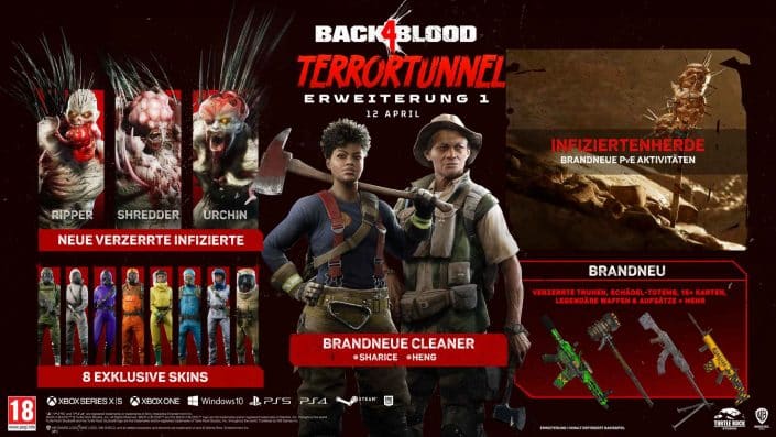 Back 4 Blood: 20 Minuten Gameplay aus dem „Terrortunnel“-DLC
