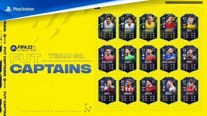 FIFA 22: FUT Captains Team 1 veröffentlicht – Upgrades für Reus und weitere Spieler