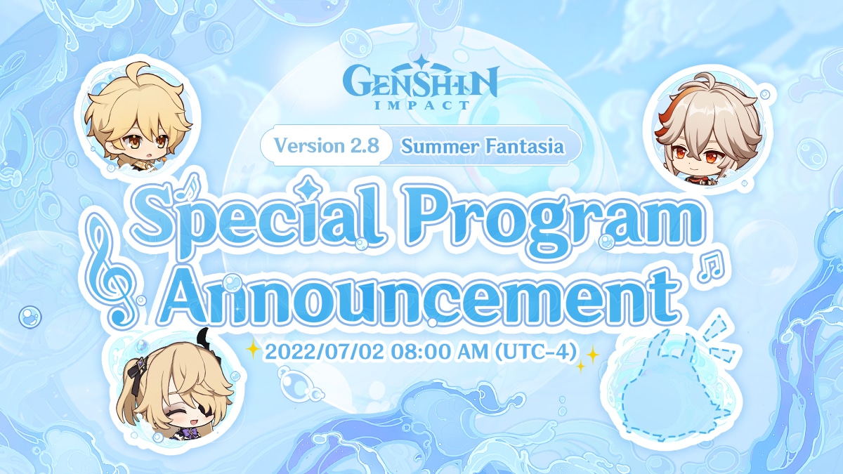 Genshin Impact: Livestream zu Version 2.8 mit Kazuha angekündigt