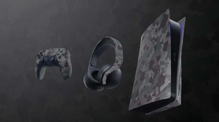 PS5: Cover, DualSense und mehr – Sony kündigt neue Farbvariante Gray Camouflage an