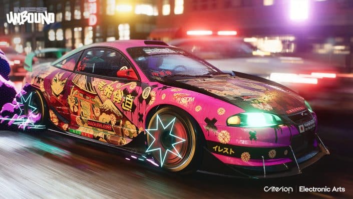 Need for Speed Unbound: Die Anime-Effekte können bei Bedarf deaktiviert werden