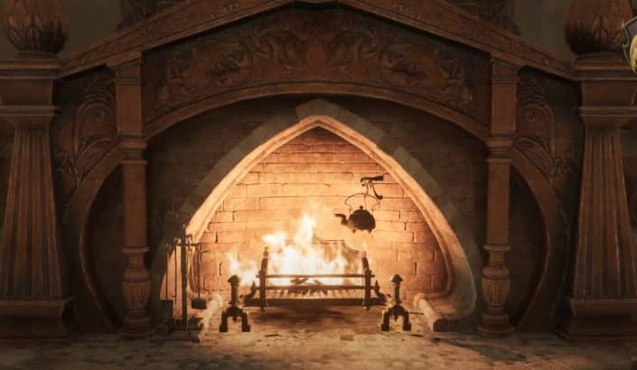 Hogwarts Legacy: Videos zeigen Kaminfeuer von Hufflepuff, Ravenclaw, Slytherin und Gryffindor