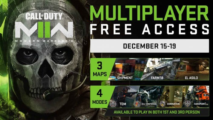 Modern Warfare 2: Free Multiplayer-Weekend startet heute Abend
