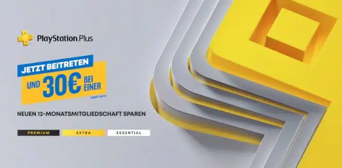 PlayStation Plus: 30 Euro Rabatt für Jahresmitgliedschaft – Essential, Extra und Premium