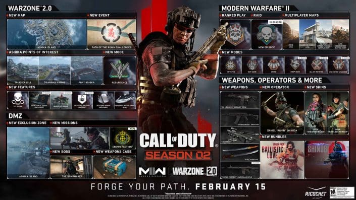 Modern Warfare 2 und Warzone 2.0: Roadmap zeigt die neuen Inhalte für Season 2