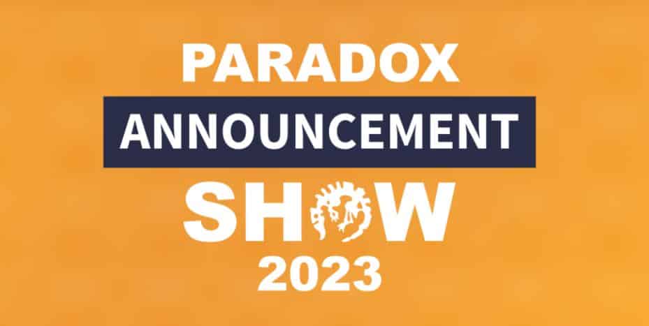 Paradox Interactive: Ankündigungsshow für kommende Woche bestätigt