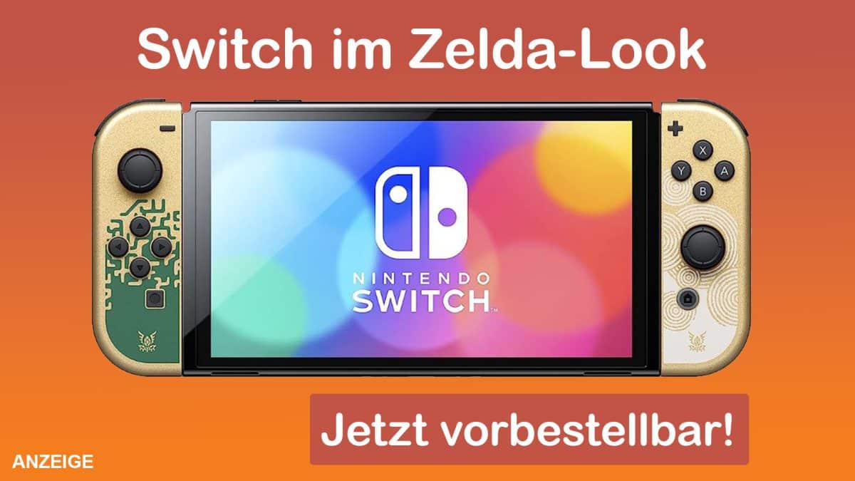 Switch OLED: Limited Edition zu The Zelda Tears of the Kingdom vorbestellbar