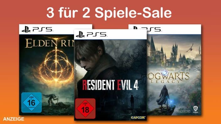 3 für 2: Resident Evil 4, Hogwarts Legacy und mehr – Aktion endet in Kürze