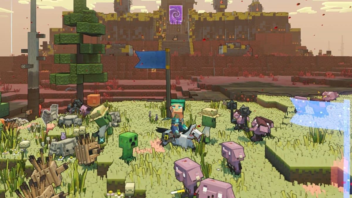 Minecraft Legends StrategieSpinoff ab sofort erhältlich Der