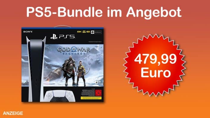 PS5: Bundle mit God of War Ragnarök für 479,99 Euro im Angebot – Update