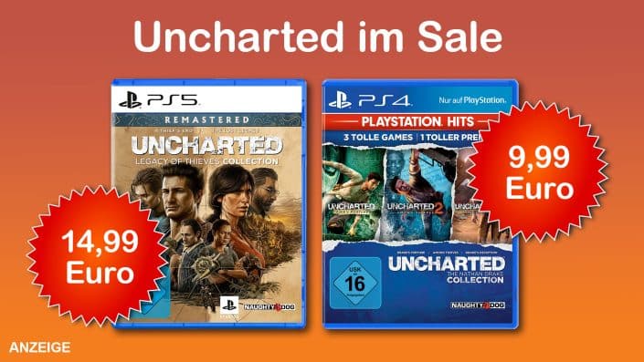 Uncharted: PS5-Doppelpaket für 14,99 Euro im Sale