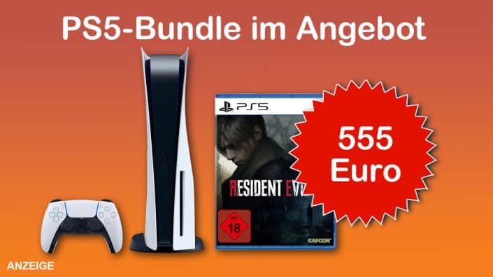 PS5: Bundle mit Resident Evil 4 deutlich reduziert