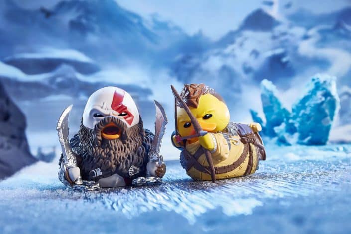 God of War Ragnarök: Sammlerstücke zeigen Kratos und Atreus als Enten