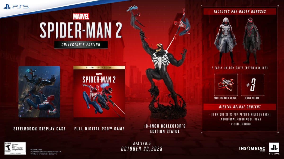 Marvel’s Spider-Man 2: Termin, Vorbesteller-Boni und Editions enthüllt