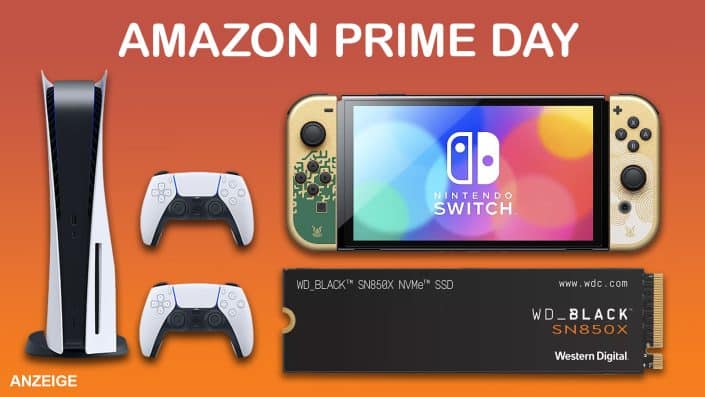 Amazon: Prime Day mit PS5-Deals, SSDs und mehr Angeboten gestartet