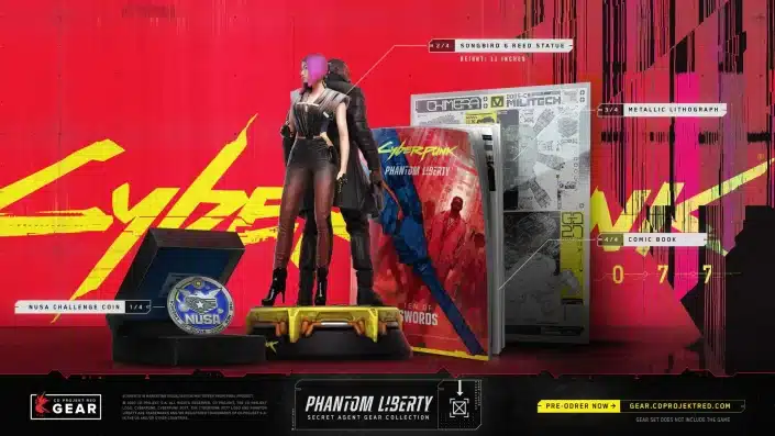 Cyberpunk 2077: Phantom Liberty-Ausrüstungsset für 165 Euro vorbestellbar