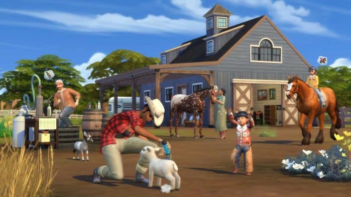 Die Sims 4 Pferderanch: Pferde brechen ein und besuchen Sims auf der Toilette