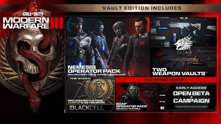 Modern Warfare 3: Vault Edition & Vorbesteller-Boni vorgestellt – Weltpremiere auf der Gamescom